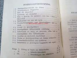 Valtionrautatiet (Kaikille) Sairaan- ja terveydenhoidon ohjesääntö 1928 Statsjärnvägarna (För alla) Reglemente för sjuk- och hälsovården