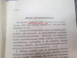 Valtionrautatiet (Kaikille) Sairaan- ja terveydenhoidon ohjesääntö 1928 Statsjärnvägarna (För alla) Reglemente för sjuk- och hälsovården