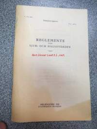 Valtionrautatiet (Kaikille) Sairaan- ja terveydenhoidon ohjesääntö 1928 Statsjärnvägarna (För alla) Reglemente för sjuk- och hälsovården