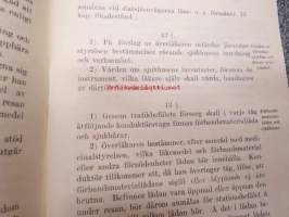 Valtionrautatiet (Kaikille) Sairaan- ja terveydenhoidon ohjesääntö 1928 Statsjärnvägarna (För alla) Reglemente för sjuk- och hälsovården