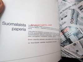 Enso-Gutzeit Oy -kuvakirja yrityksen tehtaista ja tuotannonaloista suomen kielellä