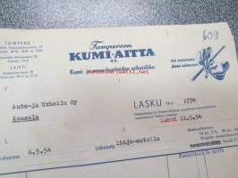 Tampereen Kumi-Aitta Tampere 11.5.1954 -asiakirja