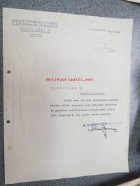 Zweygbergin Liike Lappeenrannassa, 29.11.1941 -asiakirja