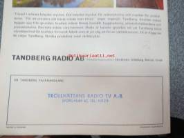 Tandberg bandspelare, radio, TV -myyntiesite