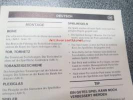 Stiga Hockey -jääkiekkopeli Bruksanvisning, Käyttöohjeet, Brugsanvisning, Bruksanvisning, Gebrauchsanweisung, Manuel d´utilisation, Gebruiksaanwijzing,