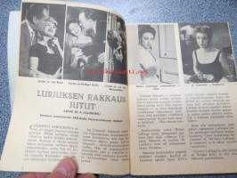 Filmitähti 1957 nr 11, sis. seur. elokuvien juonet; Lurjuksen rakkausjutut (Loves of a scoundrel), Rakkaus ja intohimo (The Pride and the Passion), Buster Keatonin