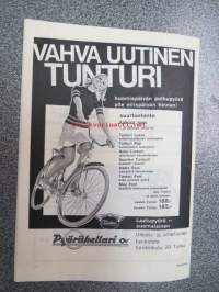 Turun Sanomien korttteliajot 20.4.1969 -käsiohjelma