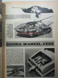 Tekniikan Maailma 1963 nr 3 -mm. Esittelyssä DKW F12, Valotusmittarin käyttö, Koeajossa Renault R8, Ford Galaxie Hardtop 7.1 l, Suihku-Wankel vene,