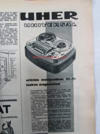 Tekniikan Maailma 1959 nr 11 -mm. Kattoteline I kiskosta, Sarjasalama, Hi-Fi laiteet 15 000 markalla, Piper Suomeen, Radio Amatööriksi, Urheiluhenkilöauto,