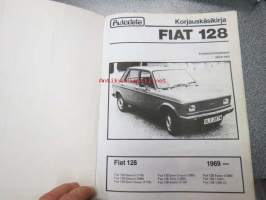 Fiat 128 1969- Korjauskäsikirja mallit Saloon, Rally, Berlinetta, FH Coupe, C, CL, Estate - moottorit 1116 ccm, 1290 ccm OHC