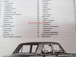 Fiat 128 1969- Korjauskäsikirja mallit Saloon, Rally, Berlinetta, FH Coupe, C, CL, Estate - moottorit 1116 ccm, 1290 ccm OHC