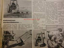 Koneviesti 1975 /11.-sis,mm,Tämän vuoden maatalousnäyttelyt.DLG 1976.Normet pikakytkentälaitteiden asennus.Täyshydraulinen lannanpoistolaite.Silppurit,taulukko.ym