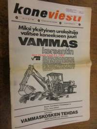 Koneviesti 1971 / 2 sis mm. Kotimainen pyöröpöyhin.&quot;Yleiskoura&quot;moneen käsittelyyn.Vakolan parsinavettatutkimus.Automaattinen ketjujarru.Natikka-sarjan kuopus