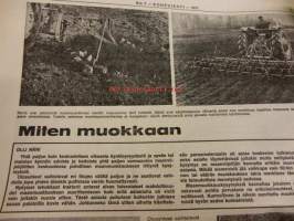 Koneviesti 1971 / 7 sis mm. Miten muokkaan.Melut on mitattu.Keskustelu jatkuu salaojituksesta.Uusi takakuormain.Fiat on