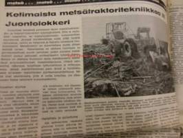 Koneviesti 1971 / 7 sis mm. Miten muokkaan.Melut on mitattu.Keskustelu jatkuu salaojituksesta.Uusi takakuormain.Fiat on