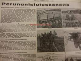 Koneviesti 1971 / 7 sis mm. Miten muokkaan.Melut on mitattu.Keskustelu jatkuu salaojituksesta.Uusi takakuormain.Fiat on