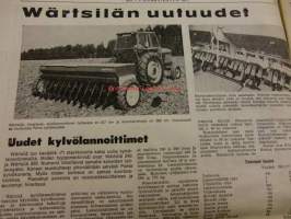 Koneviesti 1971 / 1 sis mm. Uudet Internationalit.Wärtsilän uutuudet.Homelite XL-400 FP,kokeessa.Moottoriöljyt testissä.Valuraudan hitsaukseen uutta