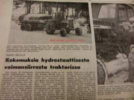 Koneviesti 1971 / 1 sis mm. Uudet Internationalit.Wärtsilän uutuudet.Homelite XL-400 FP,kokeessa.Moottoriöljyt testissä.Valuraudan hitsaukseen uutta