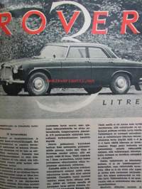 Tekniikan Maailma 1961 nr 2 -mm. Kokeilussa Cresent Marin 8, Rakennusmestari K. Hilden ja siirrettävä väliseinä, Koeajossa Rover 3 litre, Kuvakatsauksessa (