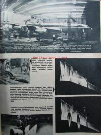 Tekniikan Maailma 1961 nr 2 -mm. Kokeilussa Cresent Marin 8, Rakennusmestari K. Hilden ja siirrettävä väliseinä, Koeajossa Rover 3 litre, Kuvakatsauksessa (