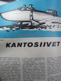 Tekniikan Maailma 1961 nr 3 -mm. Robert B. Barros Ocelotkatamari 16 solmua kesämökillä, Transistori siirtyy stereoon, Kantosiivet veneeseen mitta- ja