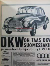 Tekniikan Maailma 1961 nr 3 -mm. Robert B. Barros Ocelotkatamari 16 solmua kesämökillä, Transistori siirtyy stereoon, Kantosiivet veneeseen mitta- ja