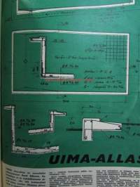 Tekniikan Maailma 1961 nr 5 -mm. Koeajossa Simca Montlhéry, 1961, paljon hienoja mainoksia mm. Crescent mopedi, Uusi Wartburg, Moskvitsh -407, Yashica 8 E III,