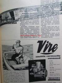 Tekniikan Maailma 1961 nr 6 -mm. Montako hevosta veneeseen, Transistorivastaanotin raudaton pääteaste, Urut ilman pillejä, Keskiluokan kinofilmit testissä Kuvat