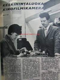 Tekniikan Maailma 1961 nr 6 -mm. Montako hevosta veneeseen, Transistorivastaanotin raudaton pääteaste, Urut ilman pillejä, Keskiluokan kinofilmit testissä Kuvat