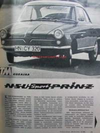 Tekniikan Maailma 1961 nr 6 -mm. Montako hevosta veneeseen, Transistorivastaanotin raudaton pääteaste, Urut ilman pillejä, Keskiluokan kinofilmit testissä Kuvat