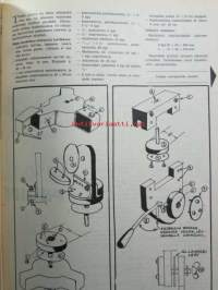 Tekniikan Maailma 1961 nr 7 -mm. Kokeilussa Liikennepoliisi autossa VDO nopeusvaroitin, Koekuvaa puolikinofilmikamera Olympus Pen, Kotitekoisia &quot;puujalkoja&quot;