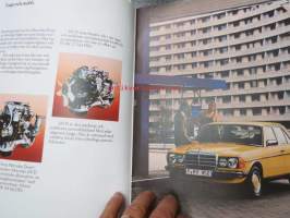 Mercedes-Benz 200D 240D 300D 1981 -myyntiesite, ruotsinkielinen
