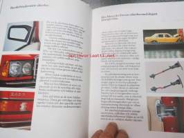 Mercedes-Benz 200D 240D 300D 1981 -myyntiesite, ruotsinkielinen
