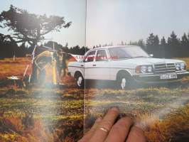 Mercedes-Benz 200D 240D 300D 1981 -myyntiesite, ruotsinkielinen