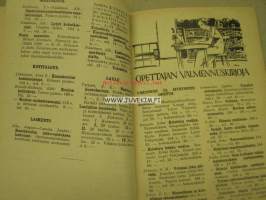Kansakoulunopettajan muistikirja 1936-1937