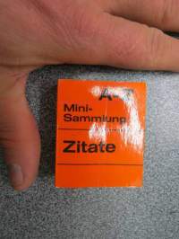 A-Z Minisammlung Zitate