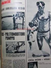 Tekniikan Maailma 1967 nr 10 -mm. Vesillä liikkujan liikenneopas, Glastron crestflite Johnson 100 hv, Polaroid Swinger nykyaikainen laatikkokamera, Formula K