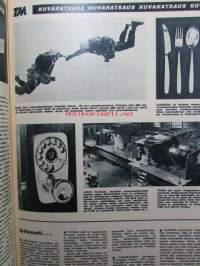 Tekniikan Maailma 1967 nr 10 -mm. Vesillä liikkujan liikenneopas, Glastron crestflite Johnson 100 hv, Polaroid Swinger nykyaikainen laatikkokamera, Formula K