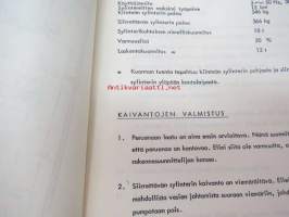 Stenhöj 16 t 2-pilarinostin malli universal/1134-SH rakennusohjeet, kopioidut