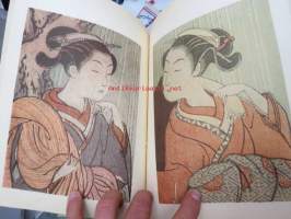 Harunobu und die kunstler seiner Zeit- japanilaisia vesiväritöitä erikoisessa sidoksessa
