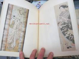 Harunobu und die kunstler seiner Zeit- japanilaisia vesiväritöitä erikoisessa sidoksessa