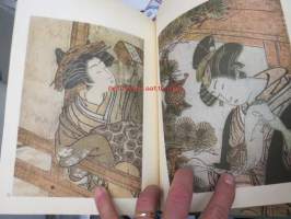 Harunobu und die kunstler seiner Zeit- japanilaisia vesiväritöitä erikoisessa sidoksessa