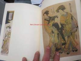 Harunobu und die kunstler seiner Zeit- japanilaisia vesiväritöitä erikoisessa sidoksessa