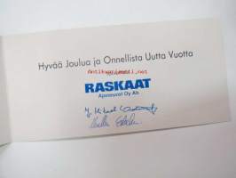 Volvo kuorma-autot / linja-autot -joulu- ja uudenvuodenkortti