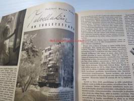 Kotiliesi 1944 nr 1 -mm. Kun joulupaisteista on luut käsissä, Työvaatepulasta omin voimin, Tony Auer Tuntematon äiti, Kukkaro  yksitvuotissuunnielma, Mandi