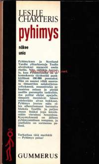 Pyhimys näkee unia, 1965. 1. painos.Pyhimys eli Simon Templar on todella erilainen kuin muut rikosromaanien sankarit. Hän on eräänlainen nykyajan Robin Hood,