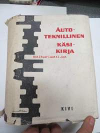 Autoteknillinen käsikirja, erittäin runsas kuvitus aikansa autoista, traktoreista, työkoneista ym.