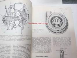 Autoteknillinen käsikirja, erittäin runsas kuvitus aikansa autoista, traktoreista, työkoneista ym.