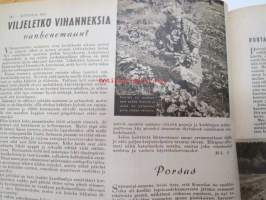 Kotiliesi 1945 nr 13-14, sis. mm. seur. artikkelit / kuvat / mainokset; Kansikuva - sommitellut Doris Bengström, Keijukaisprinssin nimipäivä - kesäleikki