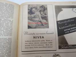 Kotiliesi 1945 nr 13-14, sis. mm. seur. artikkelit / kuvat / mainokset; Kansikuva - sommitellut Doris Bengström, Keijukaisprinssin nimipäivä - kesäleikki